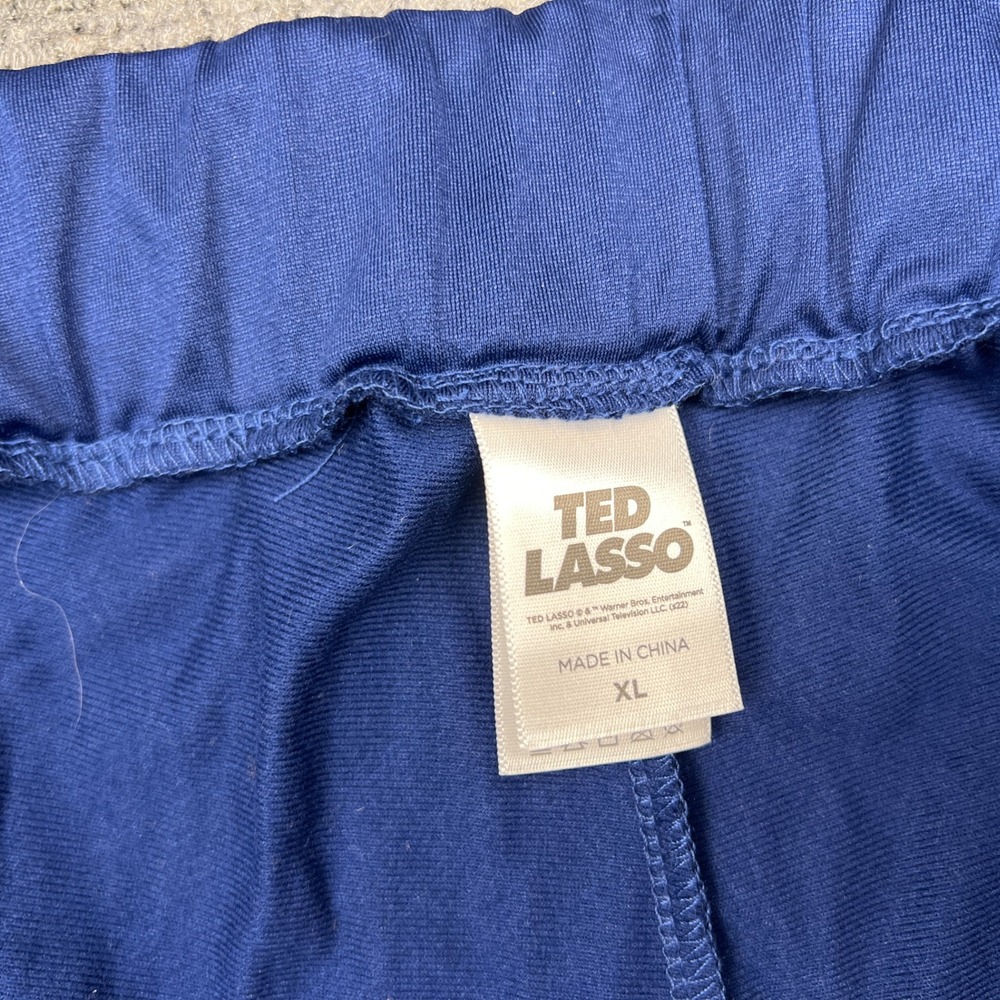 Ted Lasso AFC Richmond Track Suit Set XL Spirit Halloween Cosplay Blue Navy - Picture 7 of 16